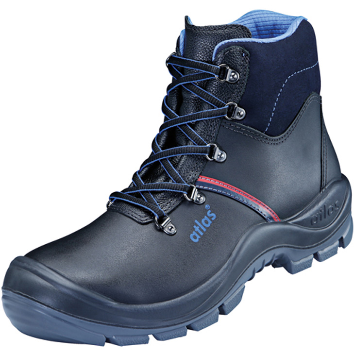 4043692048673 - Atlas Sicherheitsstiefel Anatomic Bau 500 S3 src dguv W12 Gr 49 schwarz - schwarz - Atlas Schuhfabrik