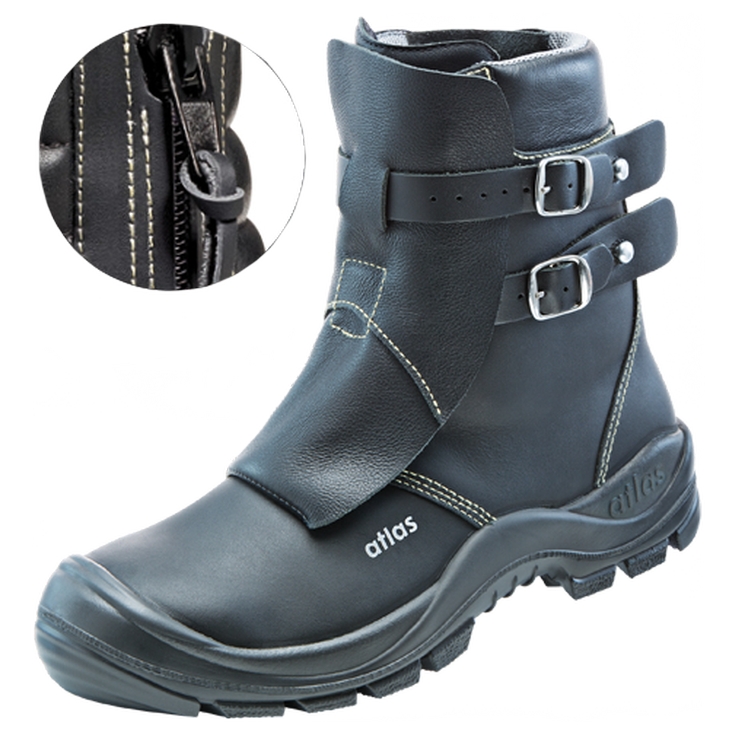 4043692166278 - atlas Schweißerstiefel Duo Soft 792 HI1 HRO EN ISO 20349 S3 SRC FE HI
