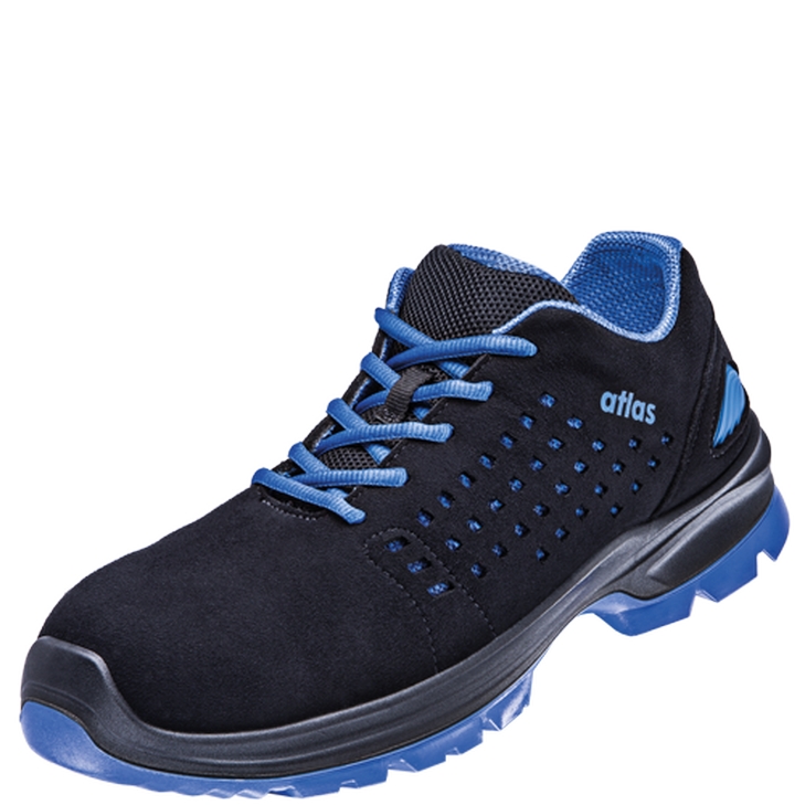 4043692291048 - Atlas Schuhfabrik - Atlas Sicherheitshalbschuh sl 405 xp 20 blue S1P esd src dguv W13 Gr 46 schwarz royalblau - schwarz royalblau