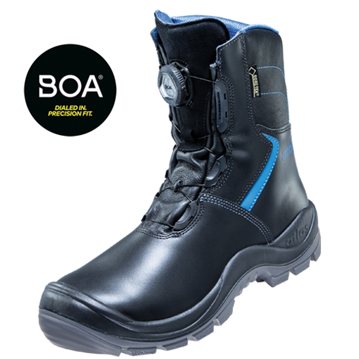 4043692347035 - Atlas Sicherheitswinterstiefel gtx 985 xp Thermo S3 src dguv Gr43 schwarz royalblau - schwarz royalblau - Atlas Schuhfabrik