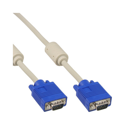 4043718001590 - S-VGA Kabel 15pol HD Stecker Stecker beige 7m 4043718001590 - S-VGA Kabel 15pol HD Stecker Stecker beige 7m
