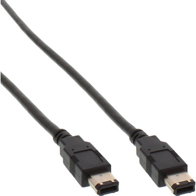 4043718004119 - FireWire Kabel IEEE1394 6pol Stecker Stecker schwarz 3m 4043718004119 - FireWire Kabel IEEE1394 6pol Stecker Stecker schwarz 3m