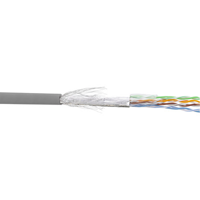 4043718007585 - Patchkabel Cat5e grau SF UTP AWG26 CCA PVC 500m 4043718007585 - Patchkabel Cat5e grau SF UTP AWG26 CCA PVC 500m