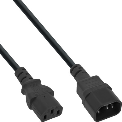 4043718012862 - Kaltgeräteverlängerung C13 auf C14 18m 4043718012862 - Kaltgeräteverlängerung C13 auf C14 18m
