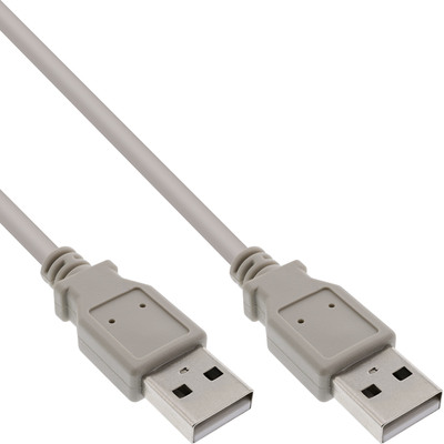 4043718027798 - USB 20 Kabel A an A beige 05m