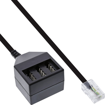 4043718030514 - TAE Adapterkabel RJ45 Stecker auf TAE NFN Dose 20cm