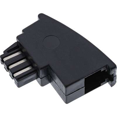 4043718073955 - TAE-F Adapter TAE-F Stecker auf RJ11 Buchse für Import Telefone