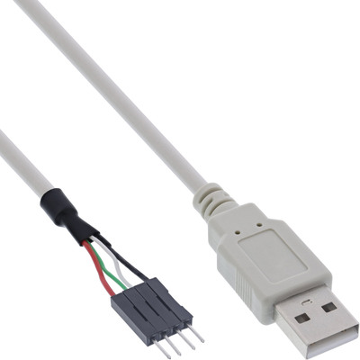 4043718082452 - USB 20 Adapterkabel Stecker A auf Pfostenanschluss 040m