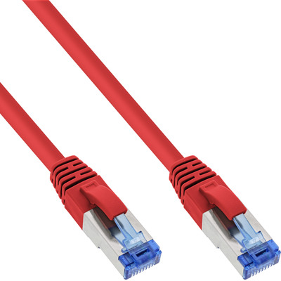 4043718088683 - Patchkabel S FTP (PiMf) Cat6A halogenfrei rot 10m