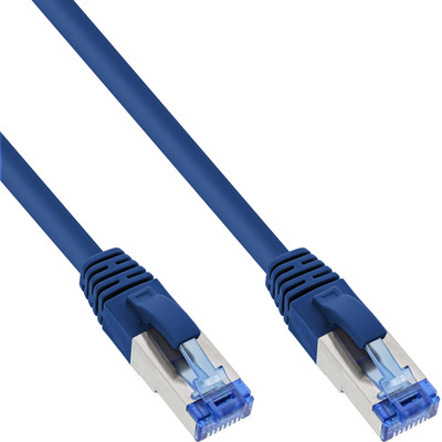 4043718088713 - Patchkabel S FTP (PiMf) Cat6A halogenfrei blau 1m