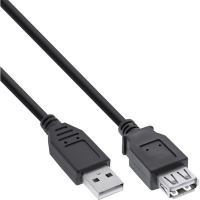 4043718094394 - USB 20 Verlängerung Stecker   Buchse Typ A schwarz 3m