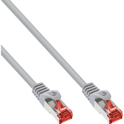 4043718154838 - Patchkabel S FTP (PiMf) Cat6 halogenfrei Kupfer grau 30m