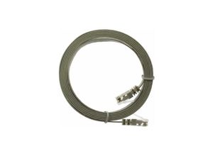 4043718157044 - Flat patch cord utp Cat6 5m Grey - Inline