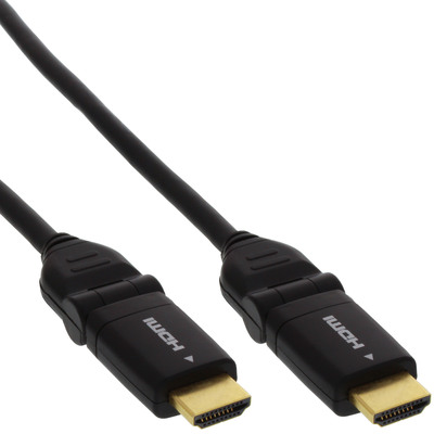 4043718184453 - HDMI-HS Kabel m Eth ST ST verg Kon schwarz flex Winkelst 1m