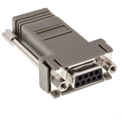 4043718186464 - Adapter 9pol Sub D Buchse an RJ12 Buchse