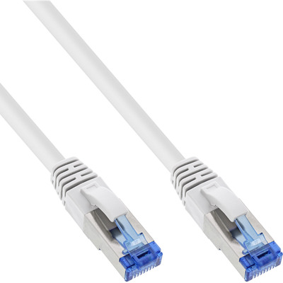 4043718189861 - Patchkabel S FTP (PiMf) Cat6A halogenfrei weiß 05m