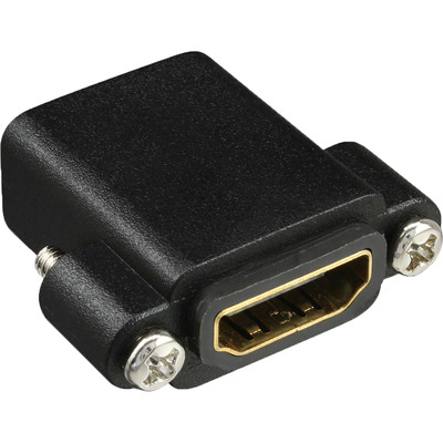 4043718197910 - HDMI Adapter zum Einbau mit Gewinde A Buchse Buchsevergoldete Kontakte