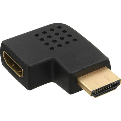 4043718200214 - HDMI Adapter Stecker   Buchse seitlich links gewinkelt 4K2K