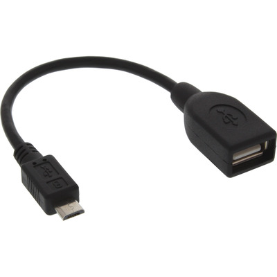 4043718201549 - Micro-USB OTG Adapterkabel Micro-B Stecker an USB A Buchse 01m