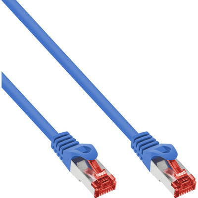 4043718206438 - Patchkabel S FTP (PiMf) Cat6 halogenfrei Kupfer blau 3m