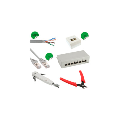 4043718209576 - Cat5e Netzwerk Installations Kit