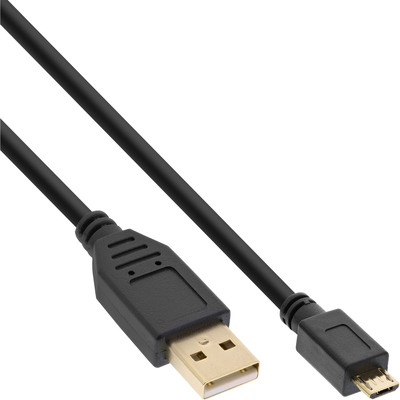 4043718210008 - Micro-USB 20 Kabel USB-A ST an Micro-B ST vergoldete Kontakte 05m