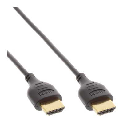 4043718210947 - HDMI Superslim Kabel A an A HS mit Eth Premium schwarz   gold 05m