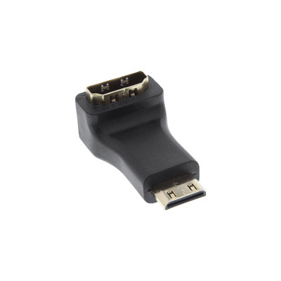 4043718217243 - HDMI Adapter HDMI A Buchse auf Mini HDMI C Stecker gewinkelt 4K2K