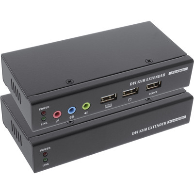 4043718219537 - DVI USB KVM Extender Verlängerung über UTP mit Audio bis 50m