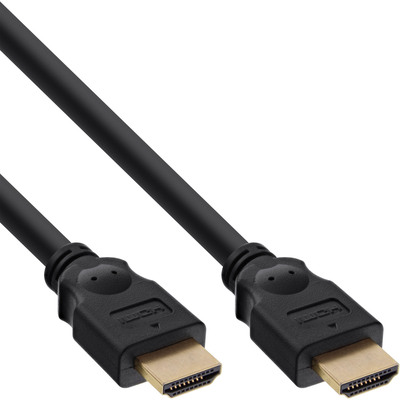 4043718251858 - HDMI Kabel HDMI-High Speed ST   ST verg Kontakte schwarz 05m
