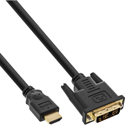 4043718253555 - 30er Bulk-Pack HDMI-DVI Kabel vergoldete Kontakte HDMI auf DVI 2m