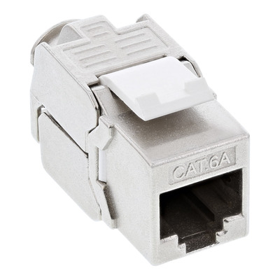 4043718255498 - Keystone RJ45 Buchse   LSA Einsatz SNAP-In Cat6a schmale Bauform