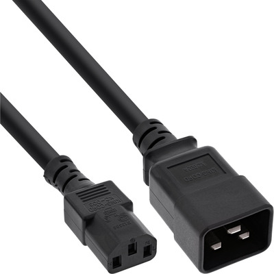 4043718256648 - Netz Adapterkabel IEC-60320 C20 auf C13 max10A 3m 4043718256648 - Netz Adapterkabel IEC-60320 C20 auf C13 max10A 3m