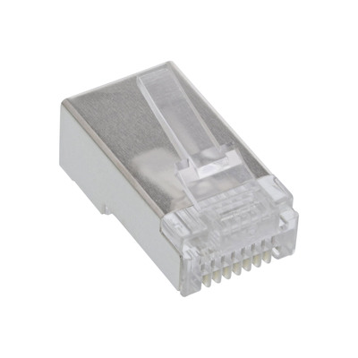 4043718265794 - Modularstecker 8P4C RJ45 z Crimpen auf Rundkabel geschirmt 100er Pack