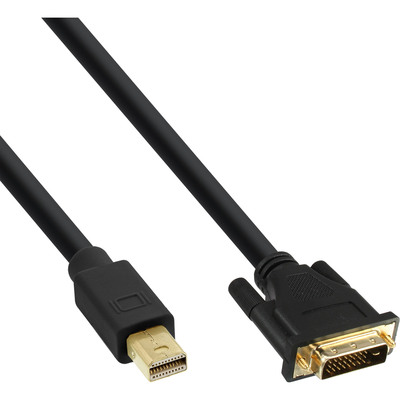 4043718267804 - Mini DisplayPort zu DVI Konverter Kabel schwarz 05m