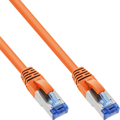 4043718270286 - Patchkabel S FTP (PiMf) Cat6A halogenfrei orange 15m