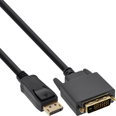 4043718275274 - DisplayPort zu DVI Konverter Kabel schwarz 03m