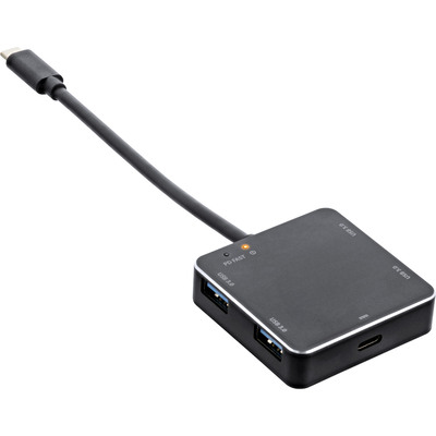 4043718284153 - USB 32 Hub USB-C zu 4 Port USB-A mit PD bis 60W