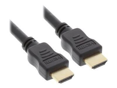 4043718288472 - InLine High Speed Premium - HDMI mit Ethernetkabel - HDMI (M) bis HDMI (M) - 75 m - Dreifachisolierung - Schwarz