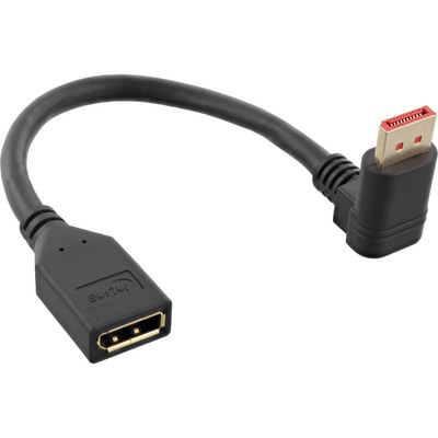 4043718292790 - DisplayPort 14 Adapterkabel ST BU 8K4K nach unten gewinkelt