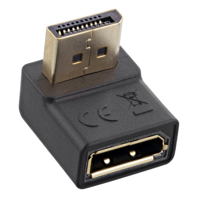 4043718292806 - DisplayPort Adapter DisplayPort Stecker   Buchse nach unten gewinkelt