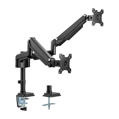 4043718293094 - Tischhalterung mit Lifter für zwei Monitore bis 82cm (32) 9kg
