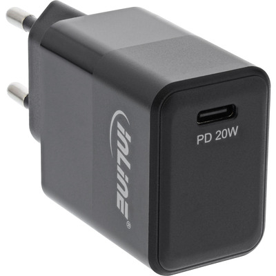 4043718295593 - USB PD Netzteil Ladegerät Single USB-C Power Delivery 20W schwarz