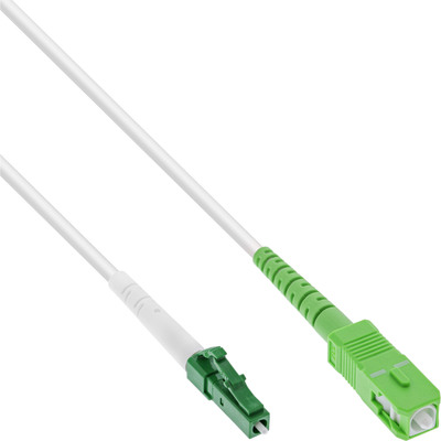 4043718295784 - LWL Simplex Kabel FTTH LC APC 8° zu SC APC 8° 9 125µm OS2 05m