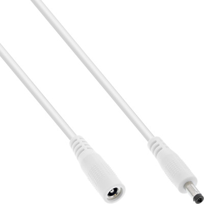 4043718297740 - Verlängerungskabel DC Stecker 40x17mm weiß 05m