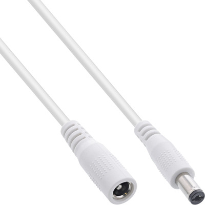 4043718297795 - Verlängerungskabel DC Stecker 55x21mm weiß 05m