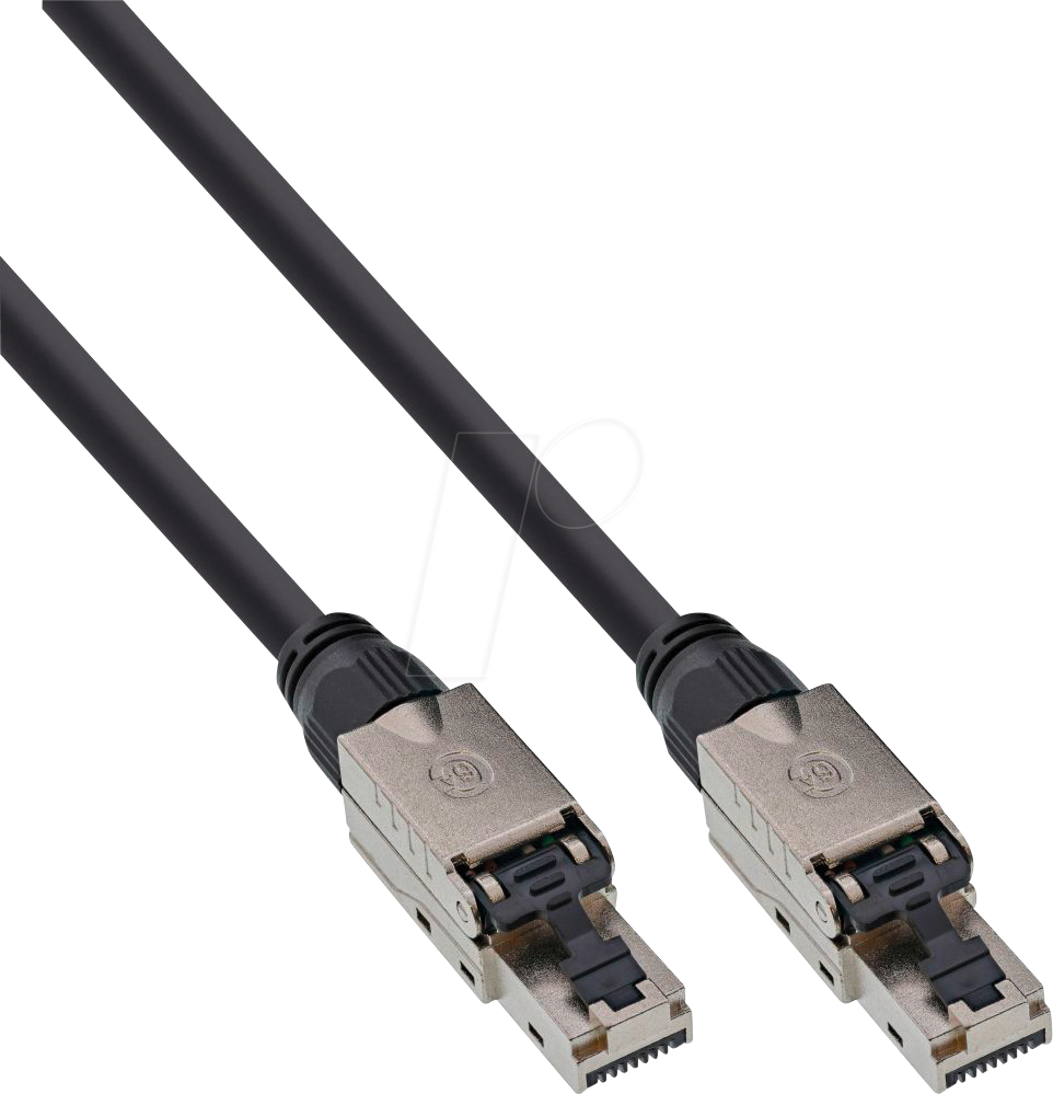 4043718299768 - INL 77820S - Patchkabel Cat6A U UTP schwarz 20m