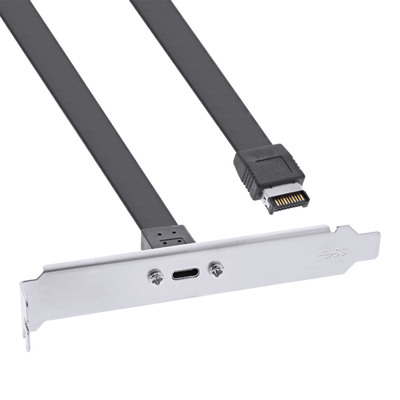 4043718300624 - PCI Slotblende USB-C zu USB 32 Frontpanel Key-A intern 03m