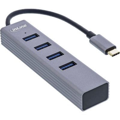 4043718300945 - USB-C 32 Multi Hub (4x USB-A 5Gb s) OTG Aluminiumgehäuse