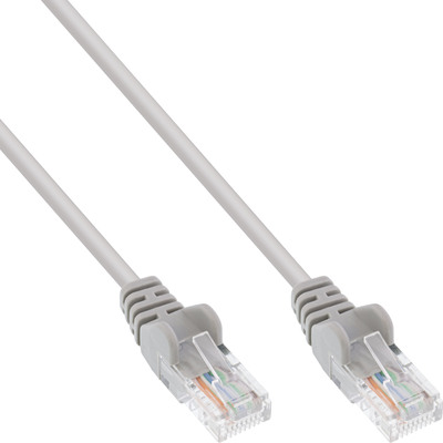 4043718307012 - Patchkabel U UTP Cat5e grau 10m AWG26 besonderer Rastnasenschutz